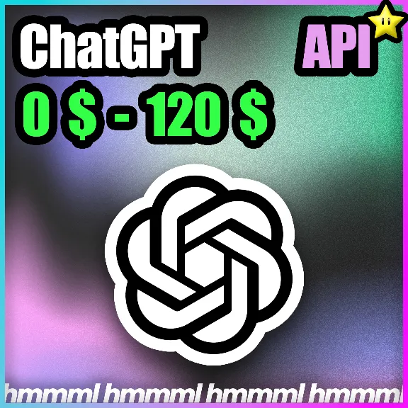 Chat GPT Open Ai GPT 5.6 API | 0$-120$ API Credits 3.5