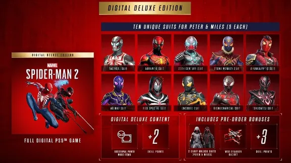 MARVEL&acute;S SPIDER-MAN 2 DIGITAL DELUXE EDITION | ВСЕ DLC