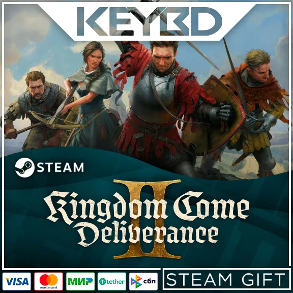 Kingdom Come: Deliverance II +ВЫБОР ИЗДАНИЯ · STEAM GIFT · АВТО