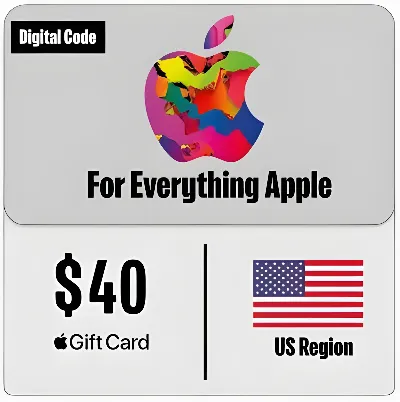 ⚡Подарочная карта Apple iTunes - 40$ 🇺🇸 ✅Дешевле🔥Без