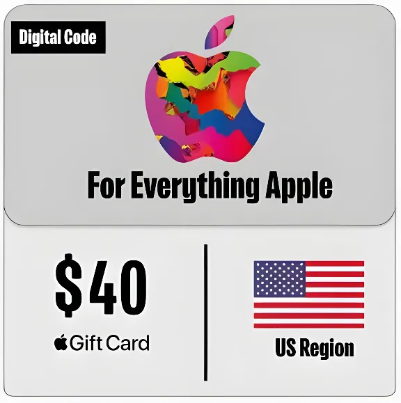 ⚡Подарочная карта Apple iTunes - 40$ 🇺🇸 ✅Дешевле🔥Без