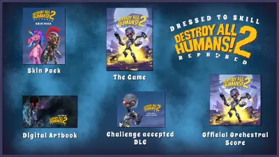 Destroy All Humans! 2 Reprobed: Dressed to Skill STEAM КЛЮЧ