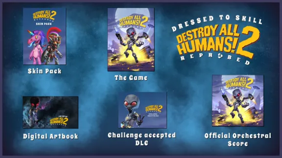 Destroy All Humans! 2 Reprobed: Dressed to Skill STEAM КЛЮЧ