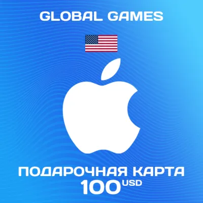 🍏Подарочная карта Apple iTunes 100 USD (USA)🔥