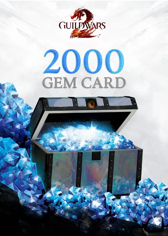 GUILD WARS 2 - 2000 GEMS CARD💎GLOBAL🔑КЛЮЧ🌎