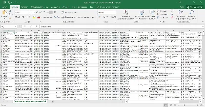 Database of cosmetics stores in the Russian Federation