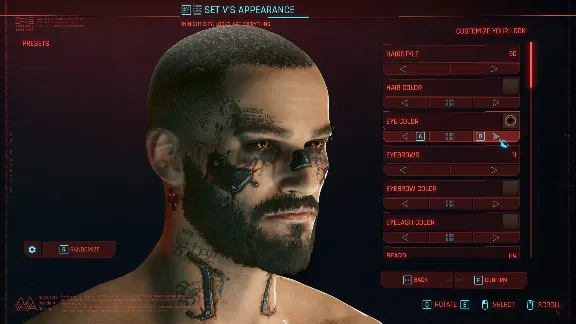 Cyberpunk 2077 Steam Edition Selection