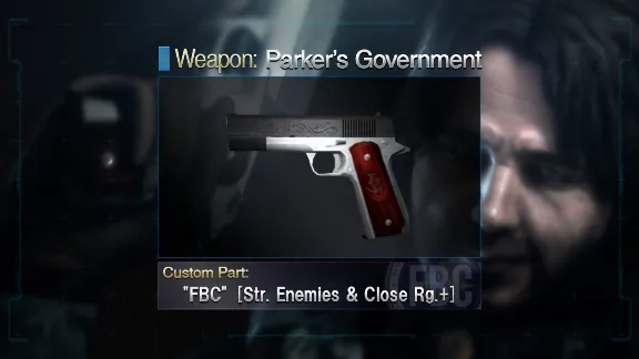 Resident Evil: Revelations: Parker&acute;s Government Handgun
