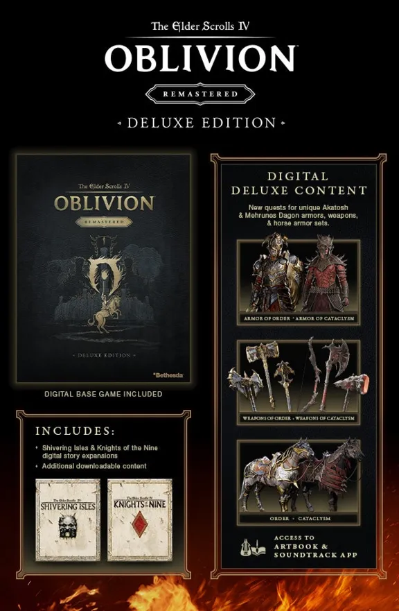 DLC TES IV Oblivion Remastered Deluxe Up ROW AUTO
