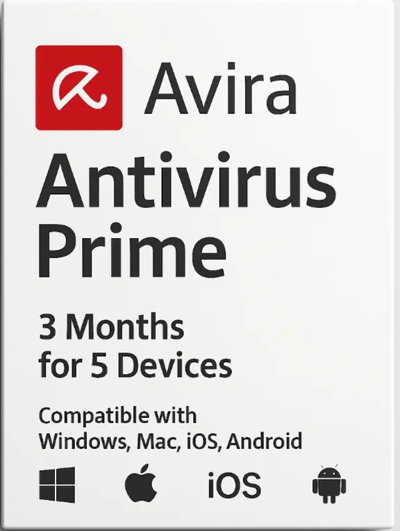 Avira Prime 3 месяца для 5 устройств