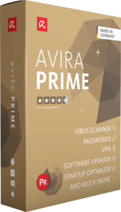 Avira Prime 3 месяца для 5 устройств