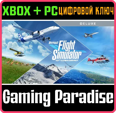 MICROSOFT FLIGHT SIMULATOR DELUXE 40TH ANNIVERSARY EDIT