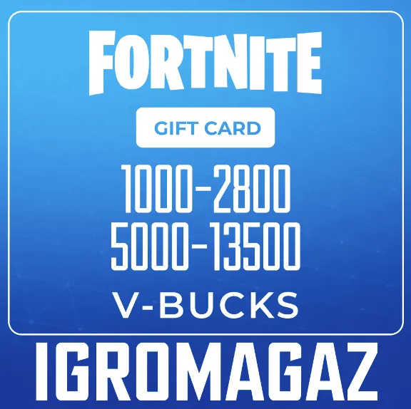 Карта Fortnite–1000-2800-5000-13500 V-Bucks🔵Epic Games