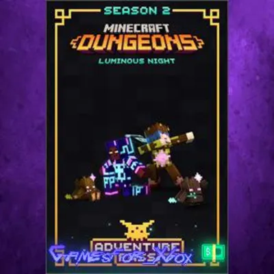 Minecraft Dungeons Luminous Night Adventure Pass for Windows WIND DLC