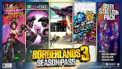 ⚫Borderlands 3 Season Pass 1 (10 в 1) Steam Ключ РФ+СНГ