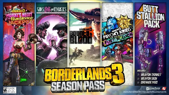 ⚫Borderlands 3 Season Pass 1 (10 в 1) Steam Ключ РФ+СНГ