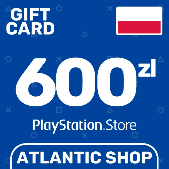 ⭐️Карта Пополнения PSN 600 Злотых (PLN) Польша
