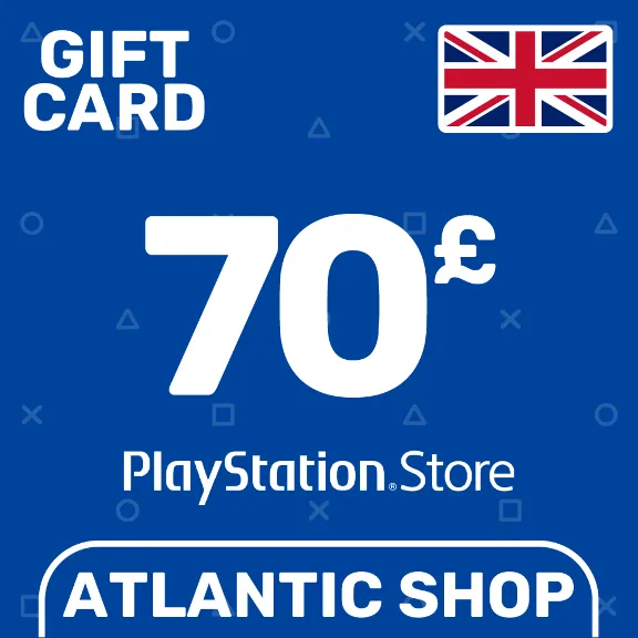 ⭐️Карта Пополнения PSN 70 Фунтов (GBP) Великобритания