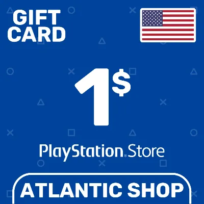 ⭐️Карта Пополнения PSN 1$ (USD) США