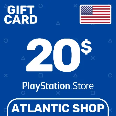 ⭐️Карта Пополнения PSN 20$ (USD) США