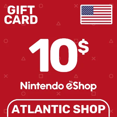 ⭐️Nintendo eShop 10$ (USD) США