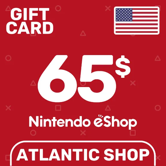 ⭐️Nintendo eShop 65$ (USD) США
