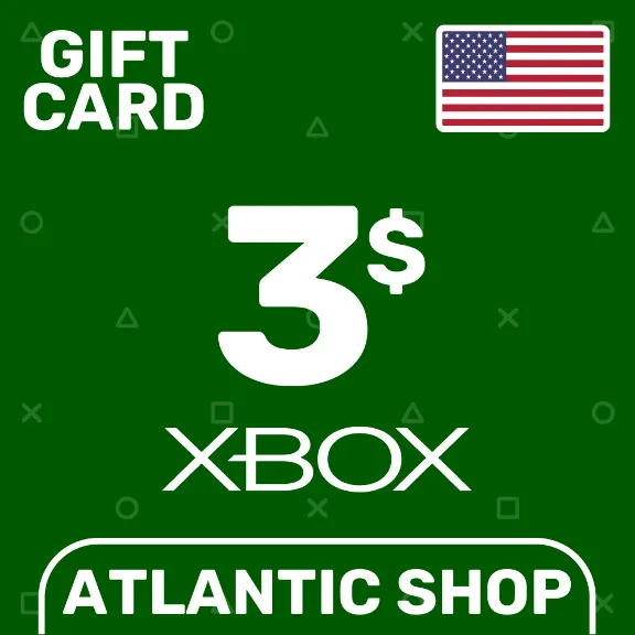 ⭐️Карта Пополнения Xbox 3$ (USD) США