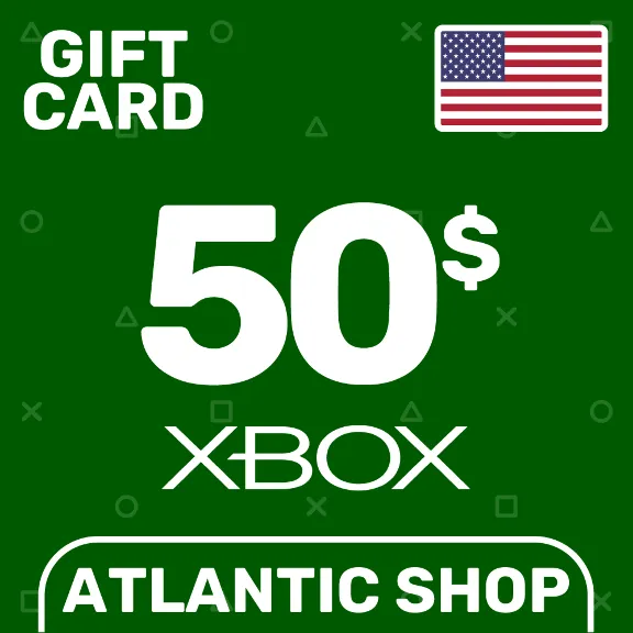 ⭐️Карта Пополнения Xbox 50$ (USD) США