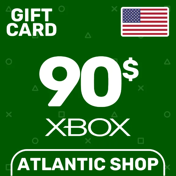 ⭐️Карта Пополнения Xbox 90$ (USD) США