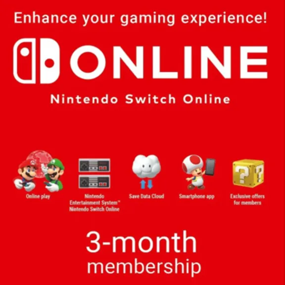 NINTENDO SWITCH ONLINE GIFT CARD 3 МЕСЯЦА ✅(EU) КЛЮЧ
