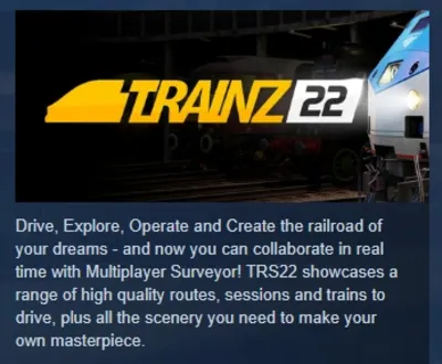 Trainz Railroad Simulator 2022 АВТОДОСТАВКА STEAM GLOBAL МГНОВЕННО ЛИЦЕНЗИЯ