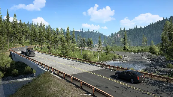 American Truck Simulator - Montana DLC АВТОДОСТАВКА STEAM РОССИЯ