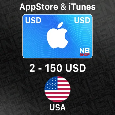 Apple iTunes / AppStore Gift Card [USA] 2 - 150 USD (USA) USA - KEY AUTO 24/7