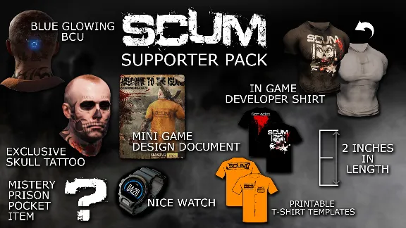 SCUM Supporter Pack DLC STEAM GIFT РОССИЯ
