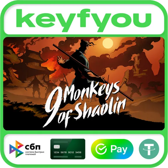 9 Monkeys of Shaolin / STEAM КЛЮЧ 🔥