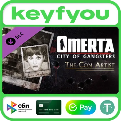 Omerta - City of Gangsters - The Con Artist DLC / STEAM DLC KEY 🔥