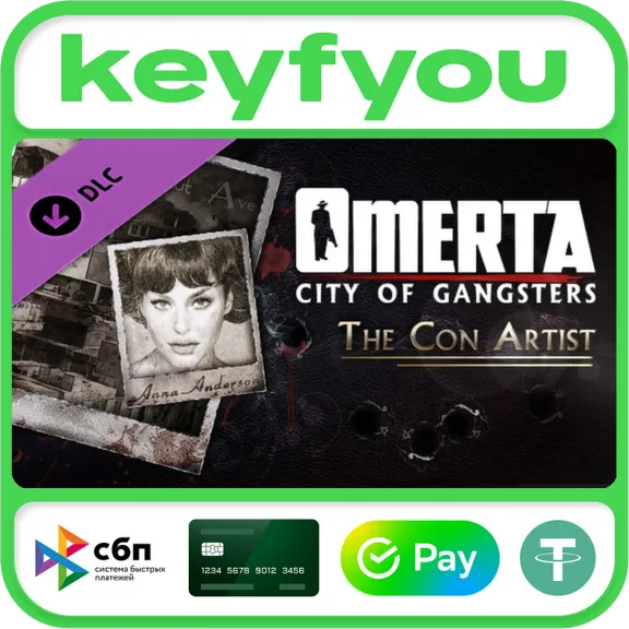 Omerta - City of Gangsters - The Con Artist DLC / STEAM DLC KEY 🔥