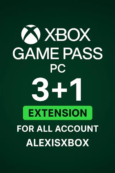 XBOX GAME PASS PC 3+1 Месяц ЛЮБОЙ АККАУНТ ПРОДЛЕНИE