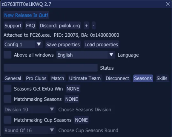 FC 27 Чит Хак Меню, Ultimate Team, The Grounds