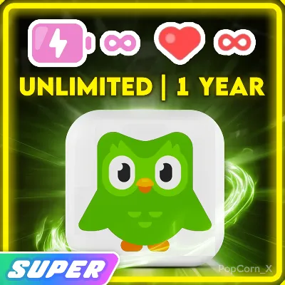 Duolingo SUPER | 1 ГОД | НА ВАШ АККАУНТ | БЫСТРАЯ