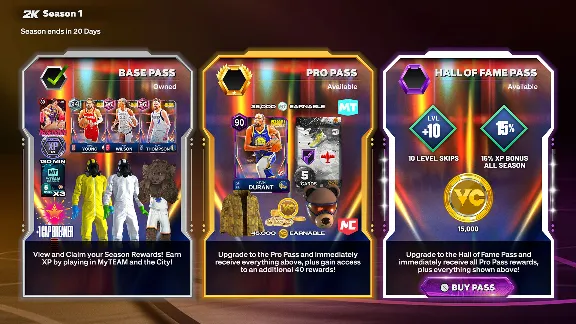 ️ALL COUNTRIES️ NBA 2K26 Hall of Fame Pass Season 1