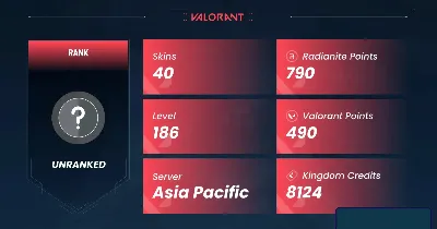 VALORANT | .SYS Melee | 40 skins | 186 LVL