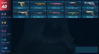 VALORANT | .SYS Melee | 40 skins | 186 LVL
