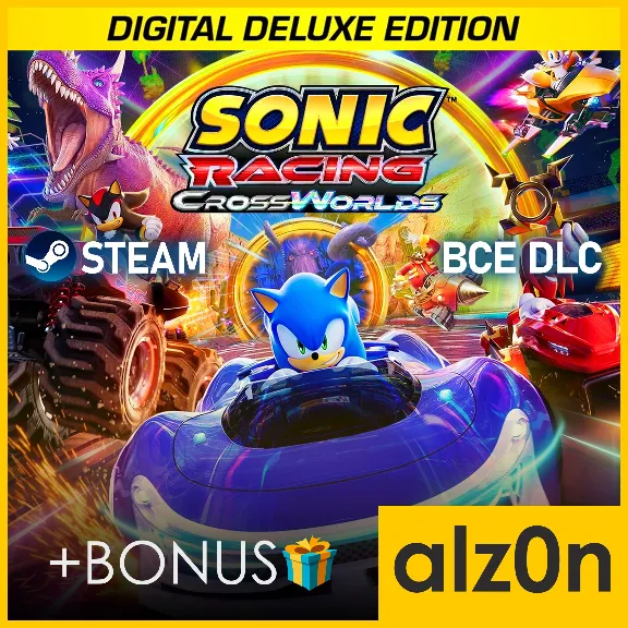 🟥Sonic Racing: CrossWorlds - Deluxe Ed.・STEAM・PAYPAL