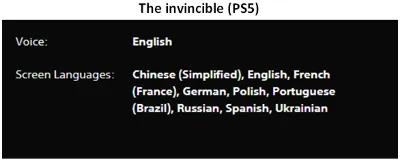 The Invincible + Fort Solis PS5 П2 Аренда от 10 дней