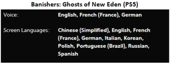 Banishers: Ghosts of New Eden PS5 P2 Rent from 7 days