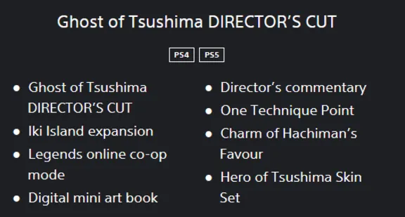 Ghost of Tsushima DIRECTOR’S CUT PS4|PS5 Rent from 7 days