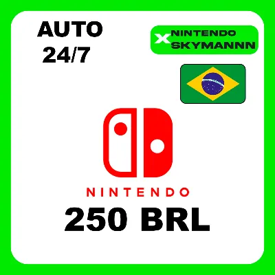 Nintendo eShop AUTO TOP-UP CARD 250 BRL BRAZIL 24/7