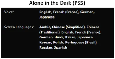 Alone In The Dark 2024 PS5 П2 Аренда от 7 дней