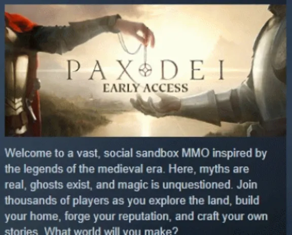 Pax Dei AUTODELIVERY STEAM GIFT INSTANTLY